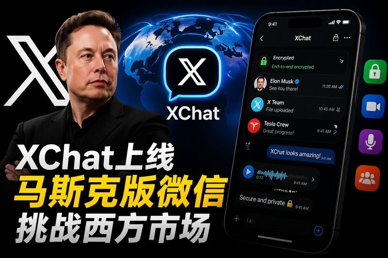 XChat上线：马斯克版微信如何挑战西方市场?