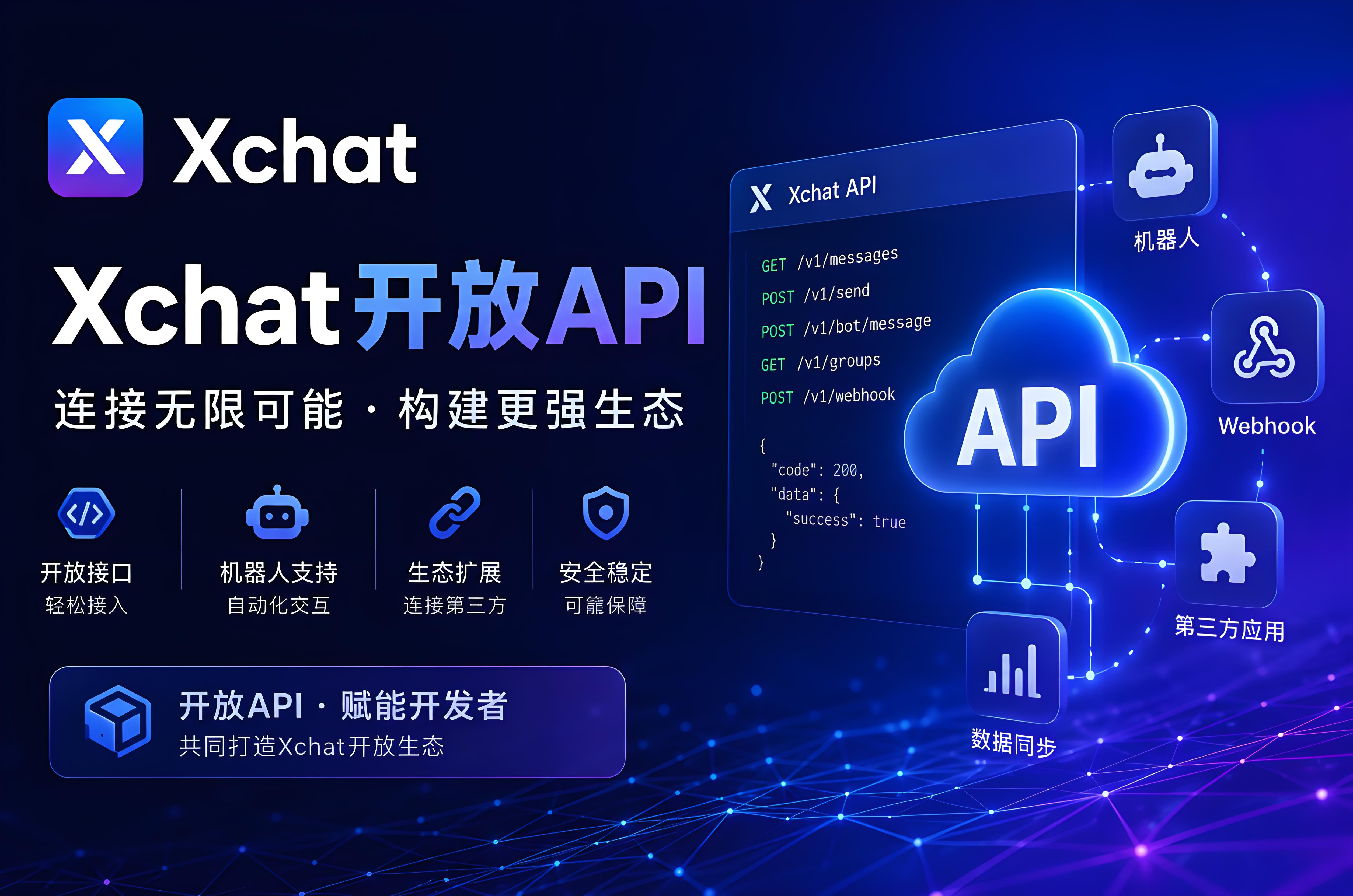 Xchat未来是否会开放API？很多开发者已经开始关注生态能力
