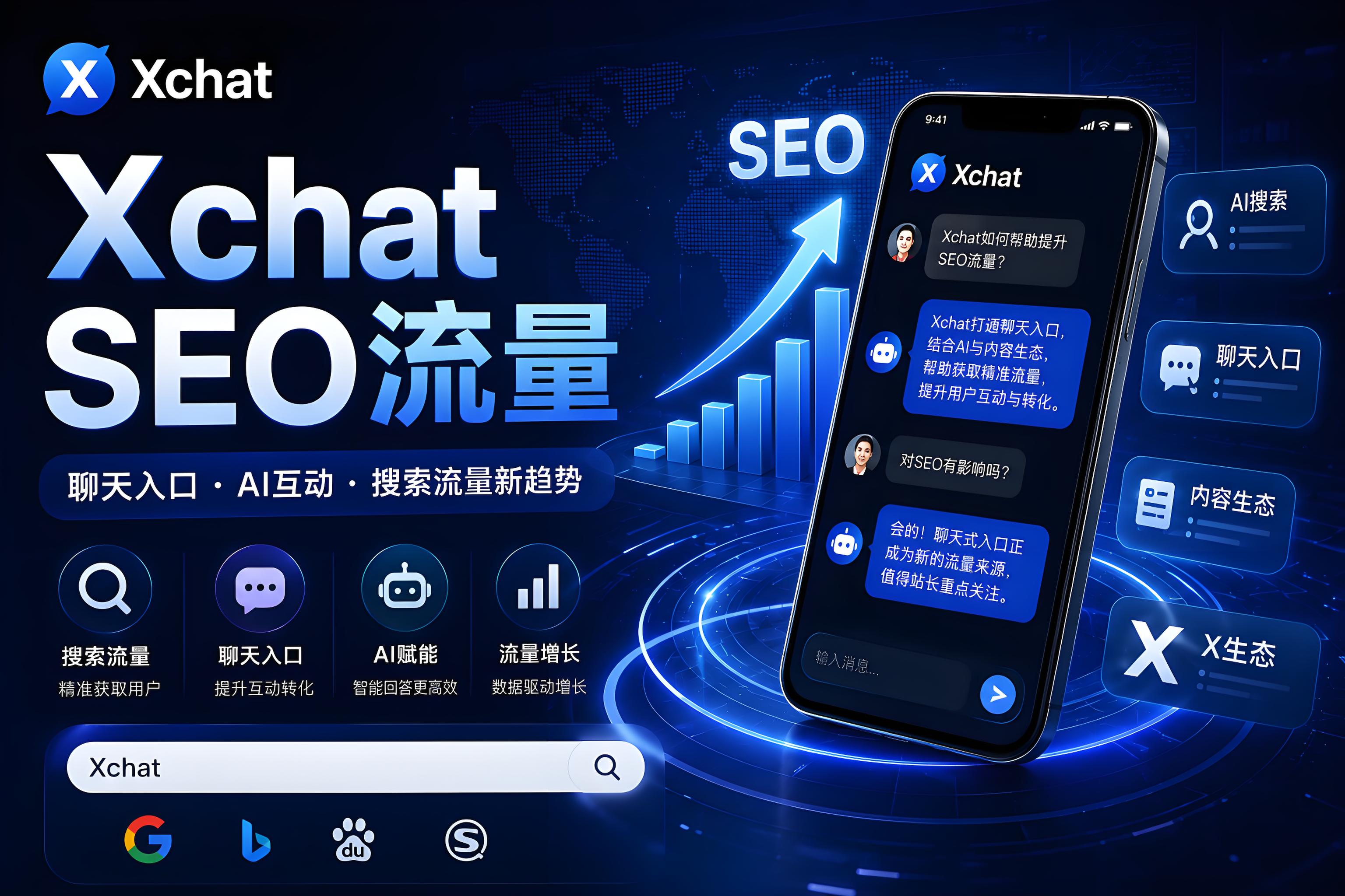 Xchat是否会影响SEO流量？很多站长开始关注“聊天入口”