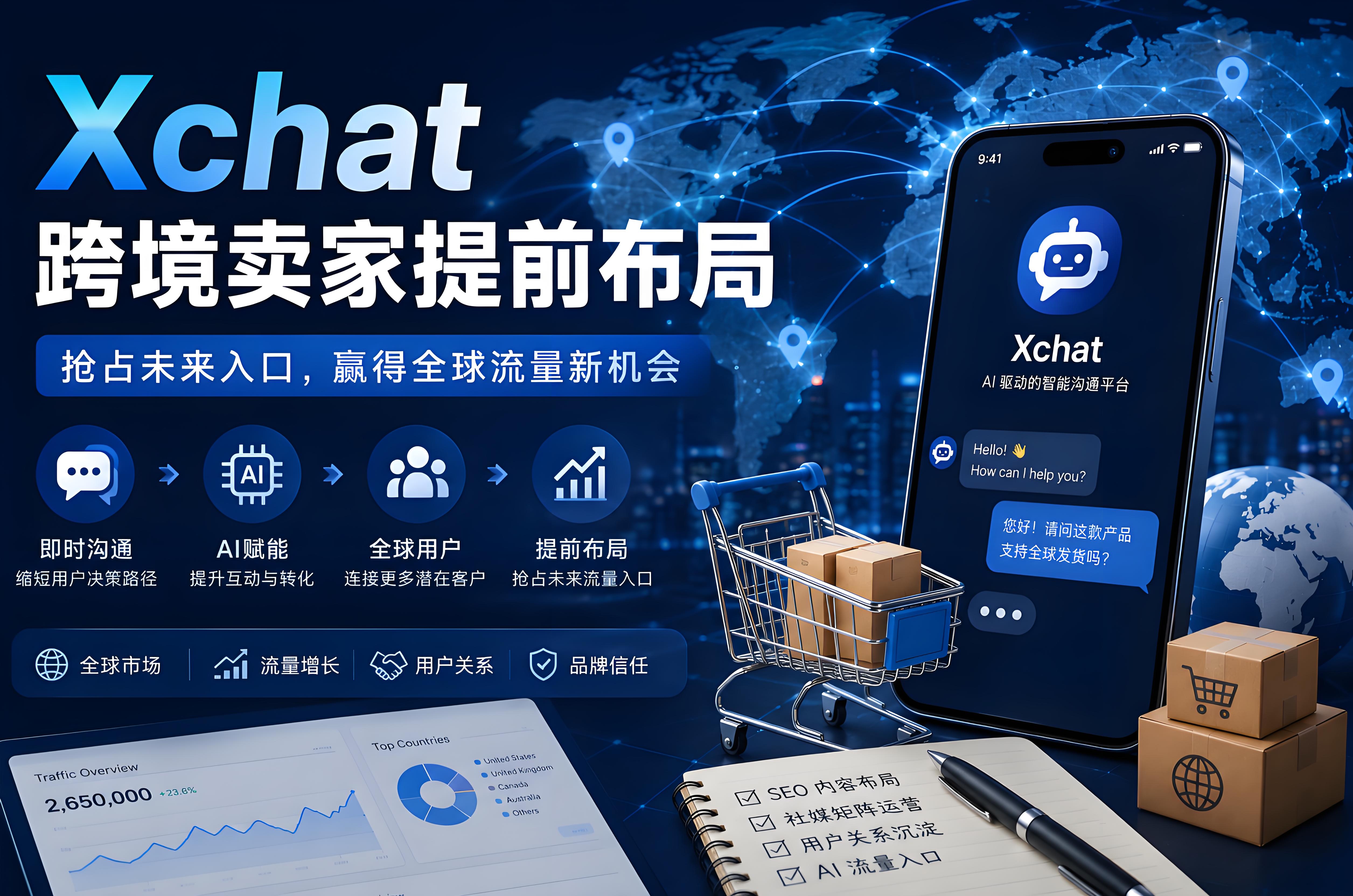 Xchat为何会让跨境卖家提前布局？很多人真正看中的是“未来入口”