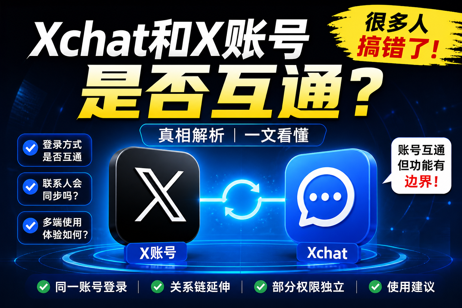 Xchat是独立账号吗|与X有何关联?