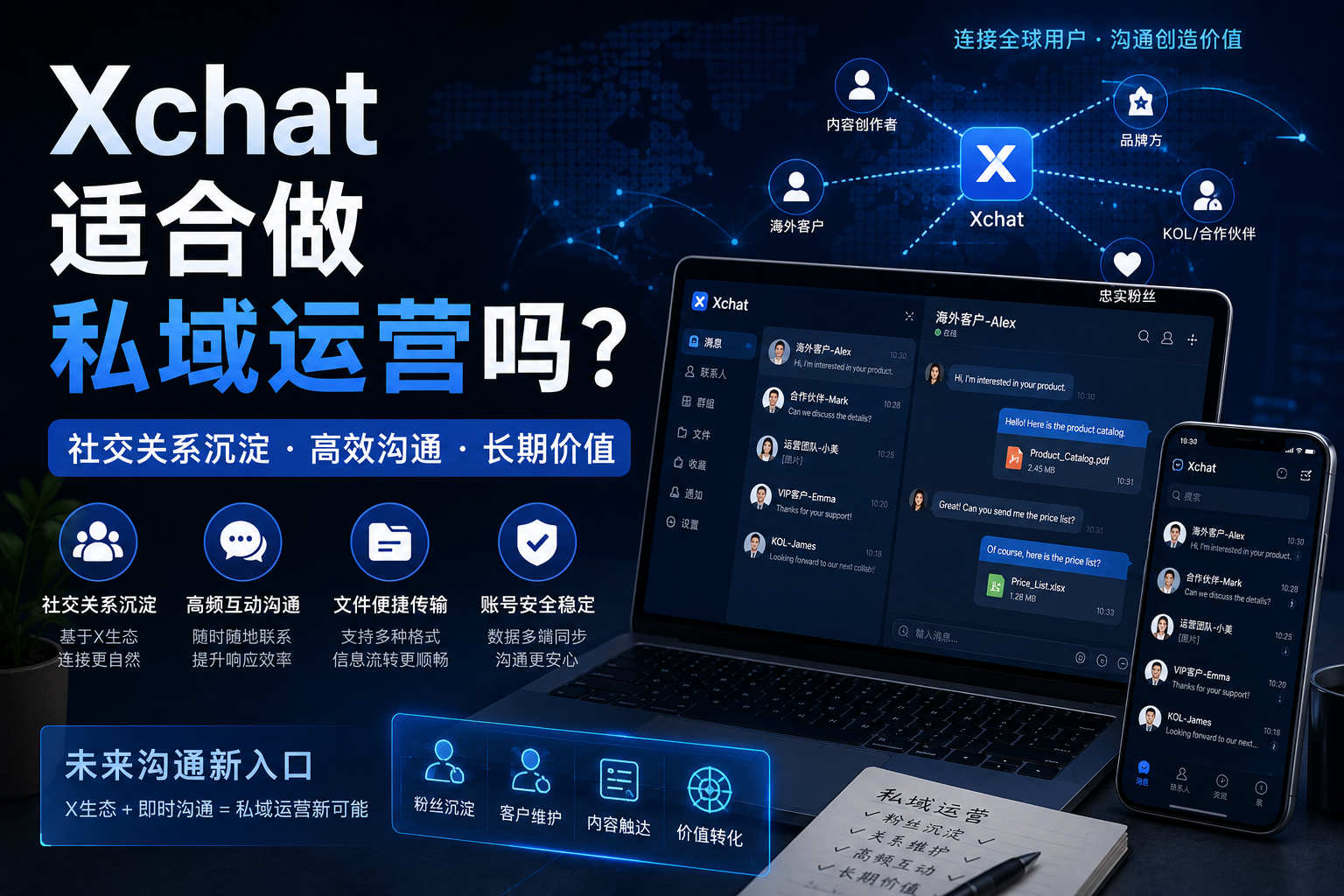 Xchat是否适合做私域？很多人开始关注“关系链”价值